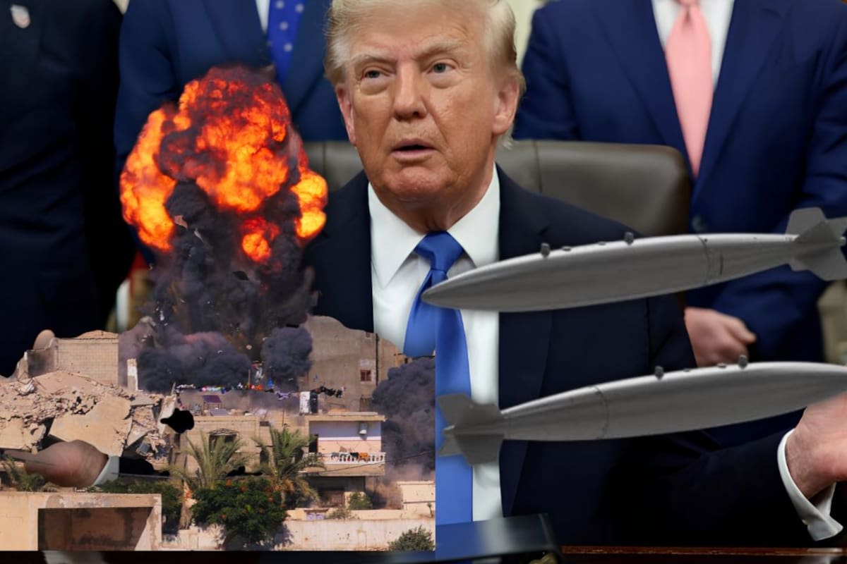 Trump busca venderle a Israel 40 mil bombas y algunas de ellas puede ocasionar una explosión a tal magnitud de lanzar fragmentos a cientos de metros, penetrar estructuras y producir grandes cráteres