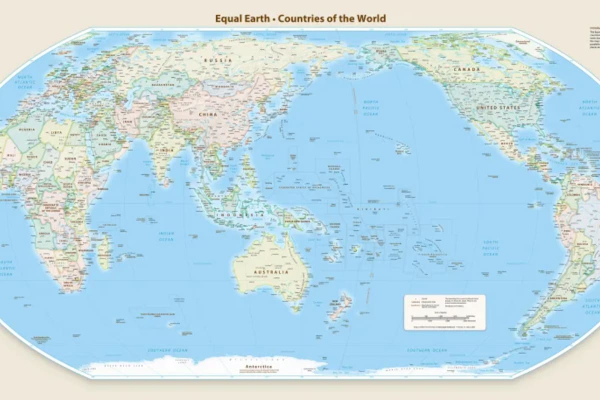 Con el voto en contra de Estados Unidos, la ONU decide reemplazar el mapa que todos conocemos por uno que muestra el verdadero tamaño de cada país