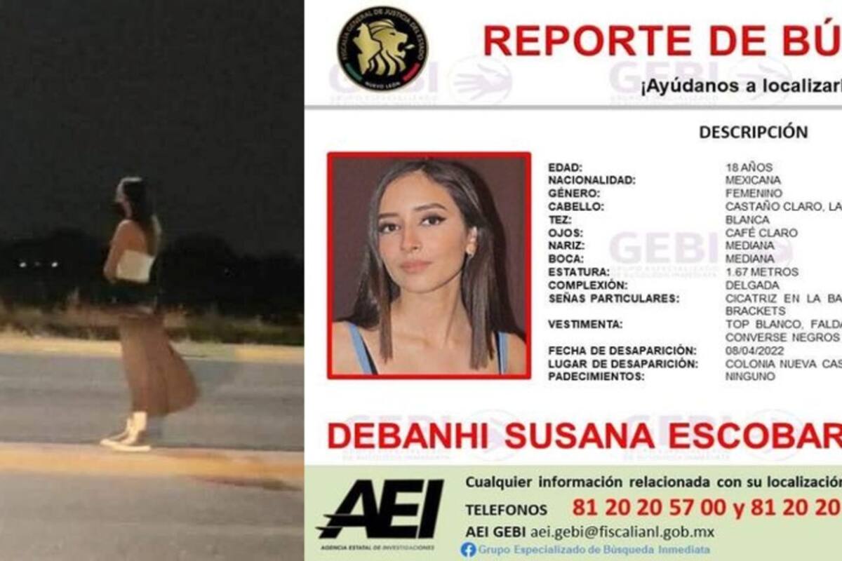 Desaparición de Debanhi: Sonora se une a la búsqueda de la joven