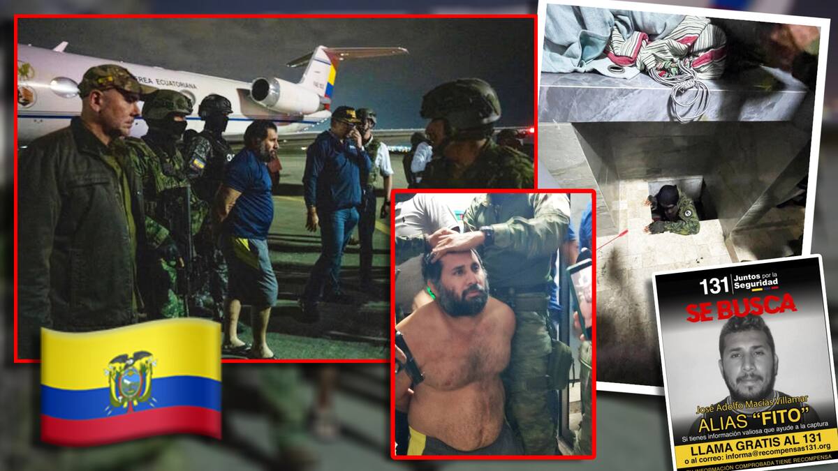 Vuelven a arrestar al narco más buscado de Ecuador, alias ‘Fito’, despúes de casi dos años de haberse fugado de la cárcel; es líder de Los Choneros, quienes proveen cocaína colombiana para el Cártel de Sinaloa