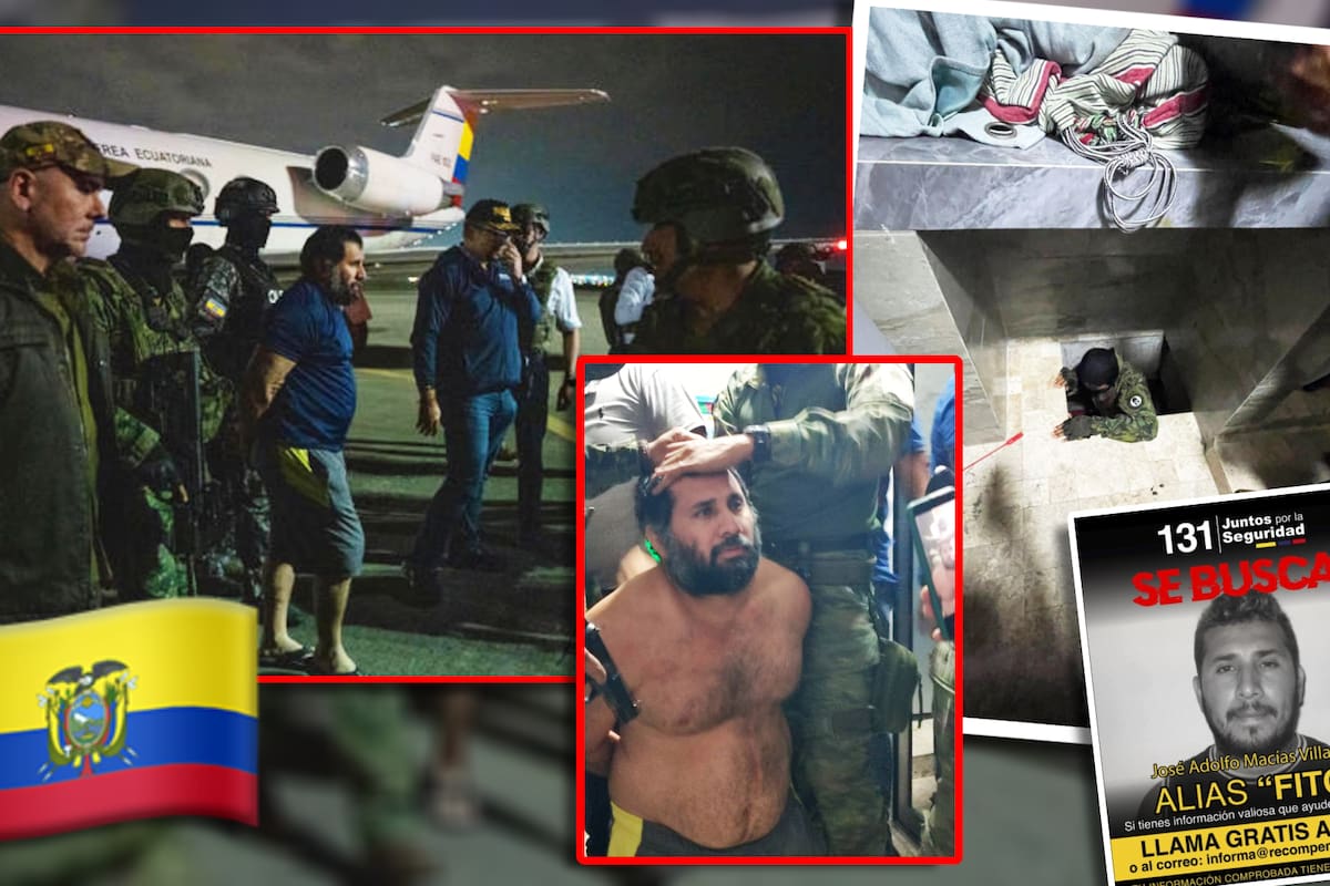 Vuelven a arrestar al narco más buscado de Ecuador, alias ‘Fito’, despúes de casi dos años de haberse fugado de la cárcel; es líder de Los Choneros, quienes proveen cocaína colombiana para el Cártel de Sinaloa