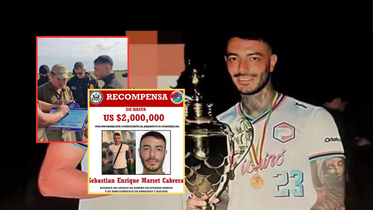 ¿Quién es Sebastián Marset, uno de los narcotraficantes más buscados del mundo que fue capturado en Bolivia tras años prófugo de la DEA?