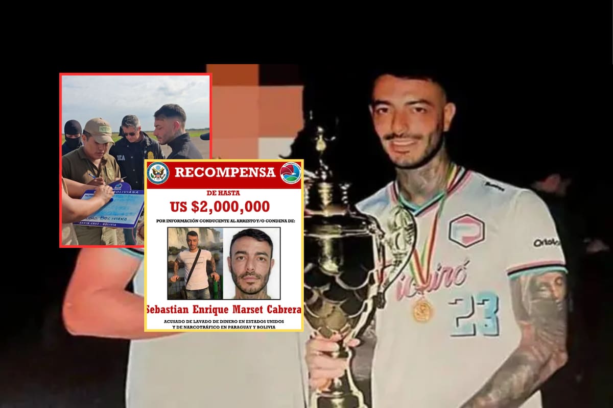 ¿Quién es Sebastián Marset, uno de los narcotraficantes más buscados del mundo que fue capturado en Bolivia tras años prófugo de la DEA?