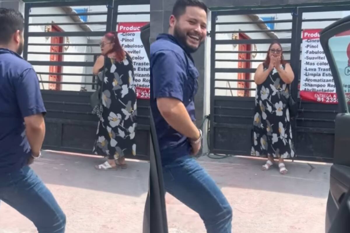 Hombre sorprende a su mamá bailando ‘El Ratón Vaquero’ por el Día de las Madres… y se roba el corazón de todos