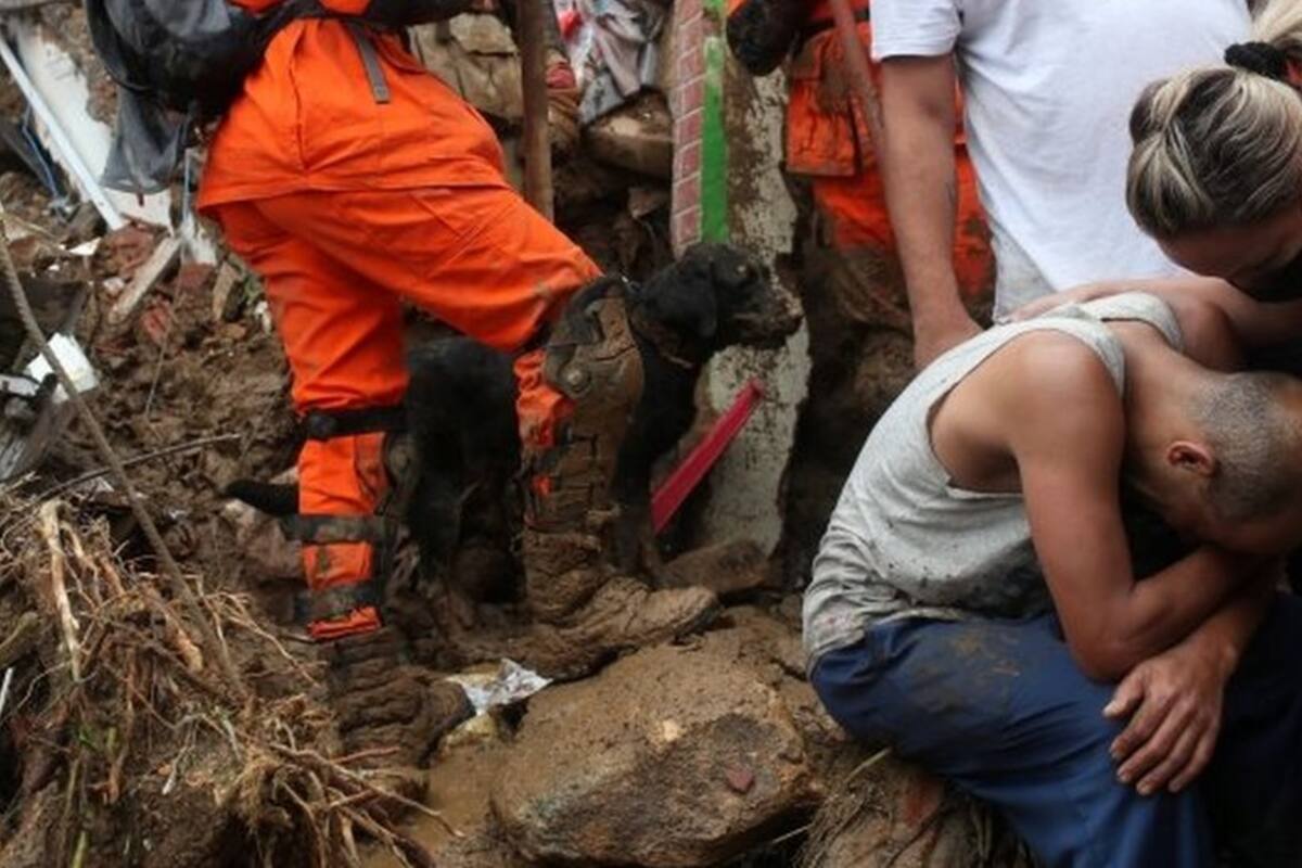 Petrópolis: al menos 55 muertos tras las severas inundaciones y deslaves en la ciudad brasileña