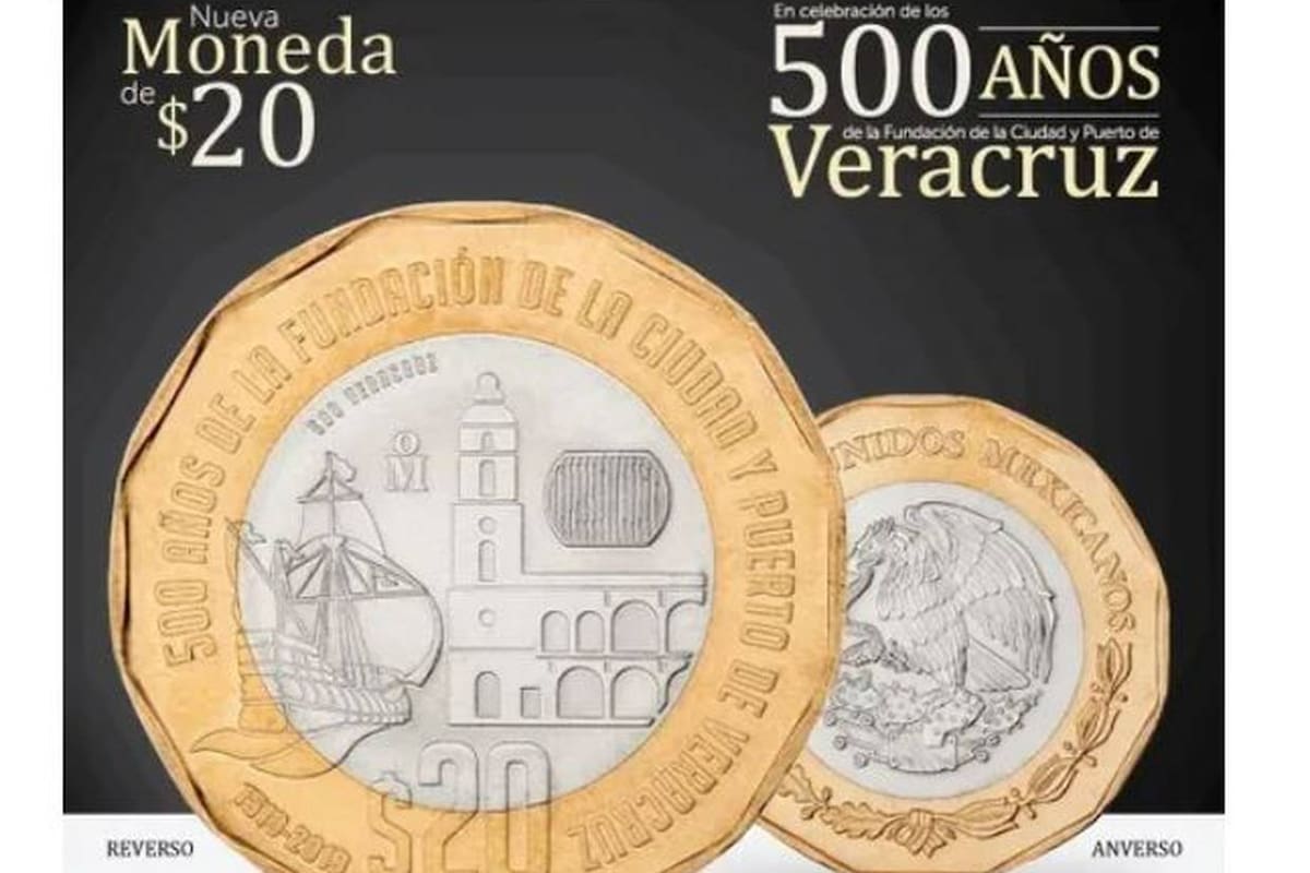 Moneda de 20 pesos conmemorativa se vende en hasta 5 millones