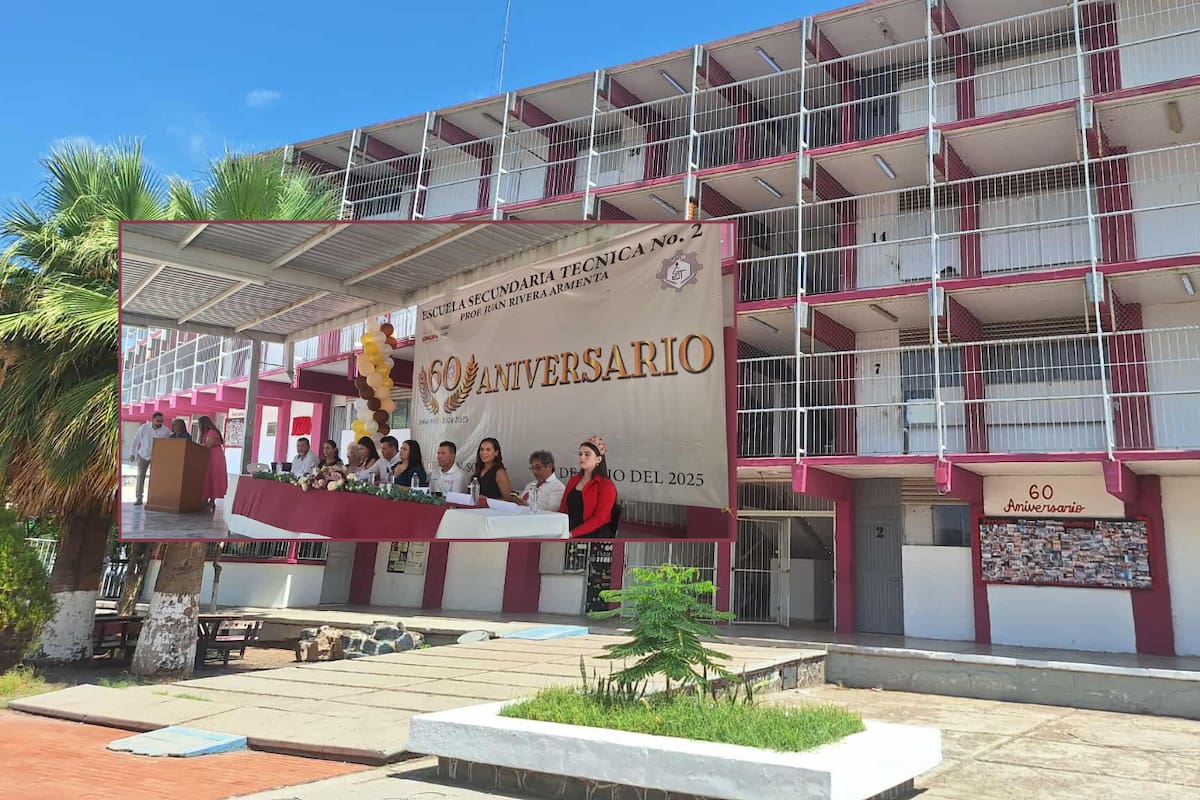 Celebran 60 años de historia en la Secundaria Técnica 2 de Cajeme