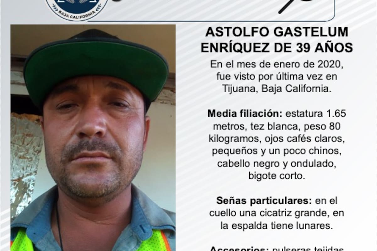 Se busca a Astolfo Gastelum Enríquez de 39 años de edad