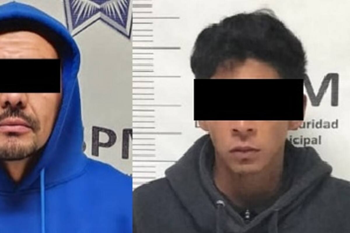 Detienen a dos sujetos relacionados con robos con violencia a comercios de la ciudad