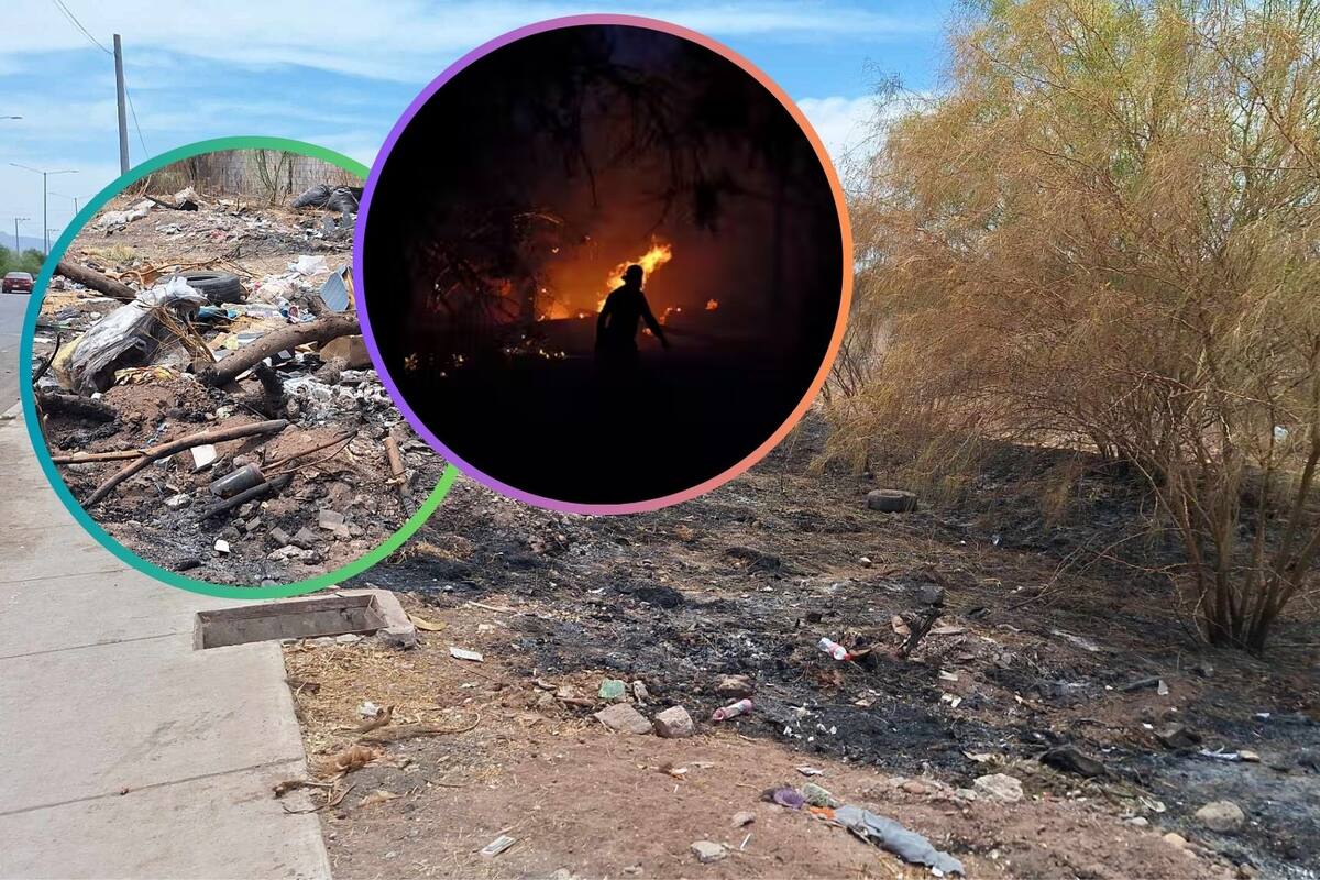 Atienden hasta 160 incendios de maleza por mes, bomberos de Ciudad Obregón