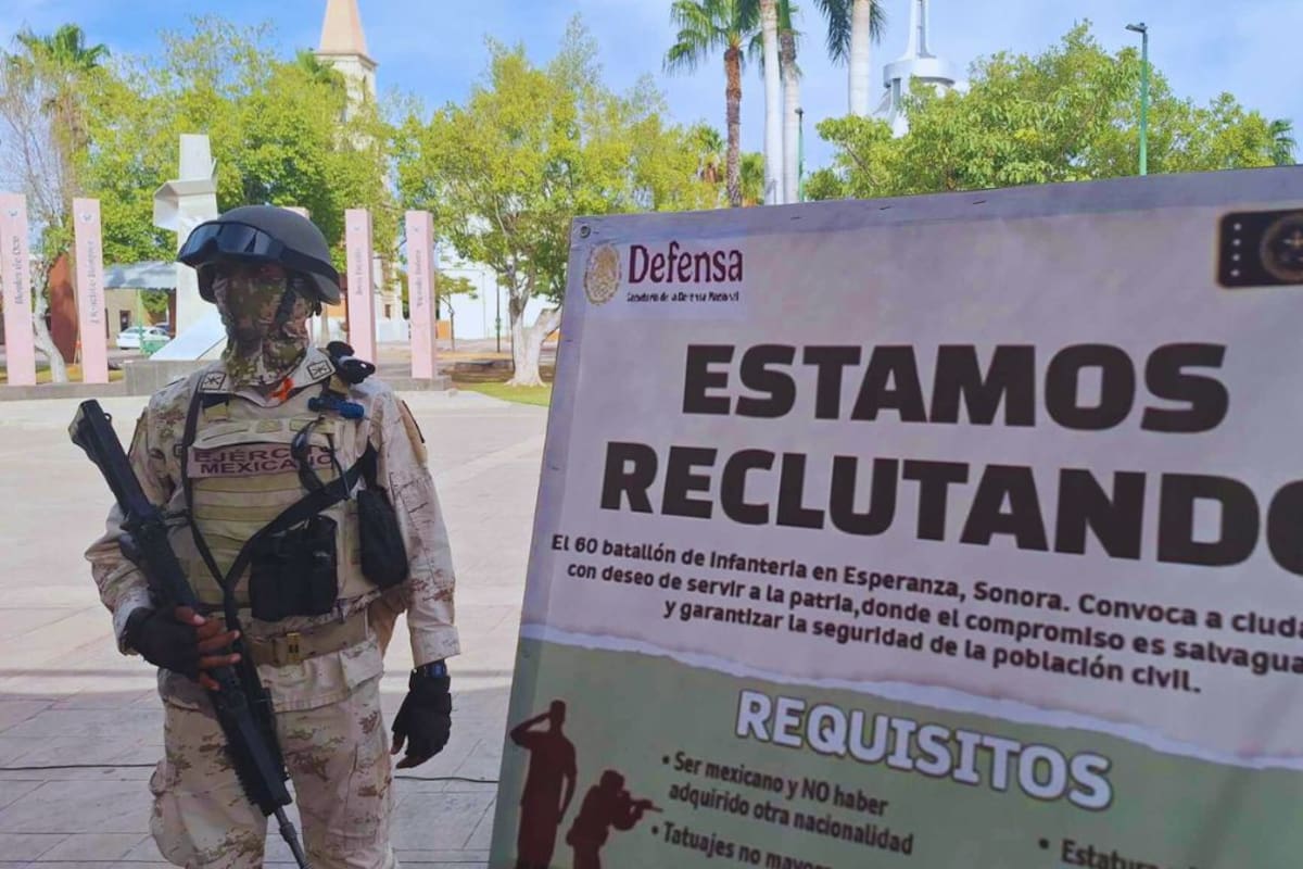 Reclutamiento permanente en el 60 Batallón de Infantería de Cajeme