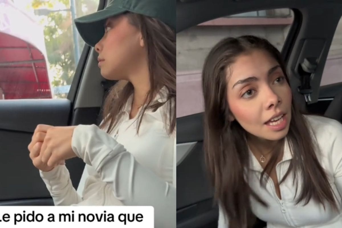 Influencer le pide a su novia ir a comprar orejas de pollo y se vuelve viral
