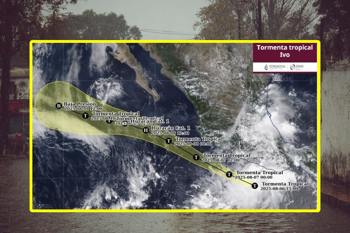 Tormenta Tropical “Ivo” se forma al sur de Guerrero y genera alerta por lluvias intensas y vientos fuertes: ¿Cuáles son los estados afectados?