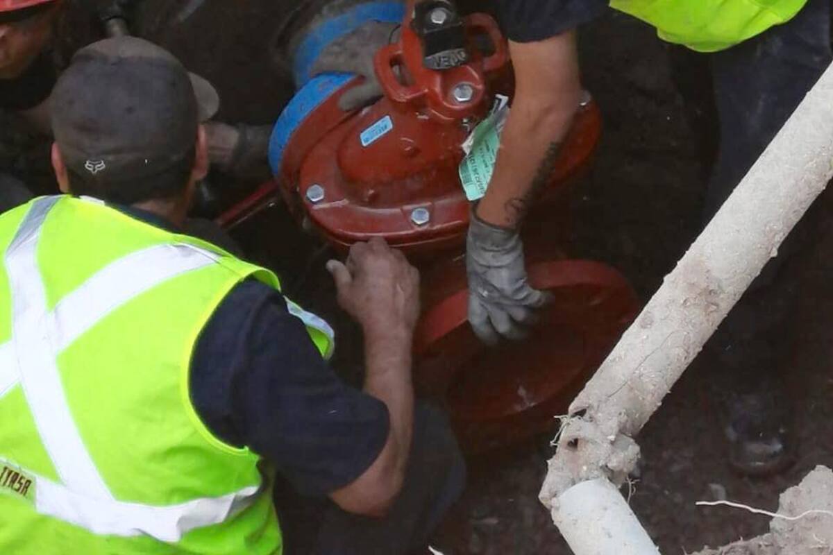 Restablecen servicio de agua: regresará completamente hasta el lunes