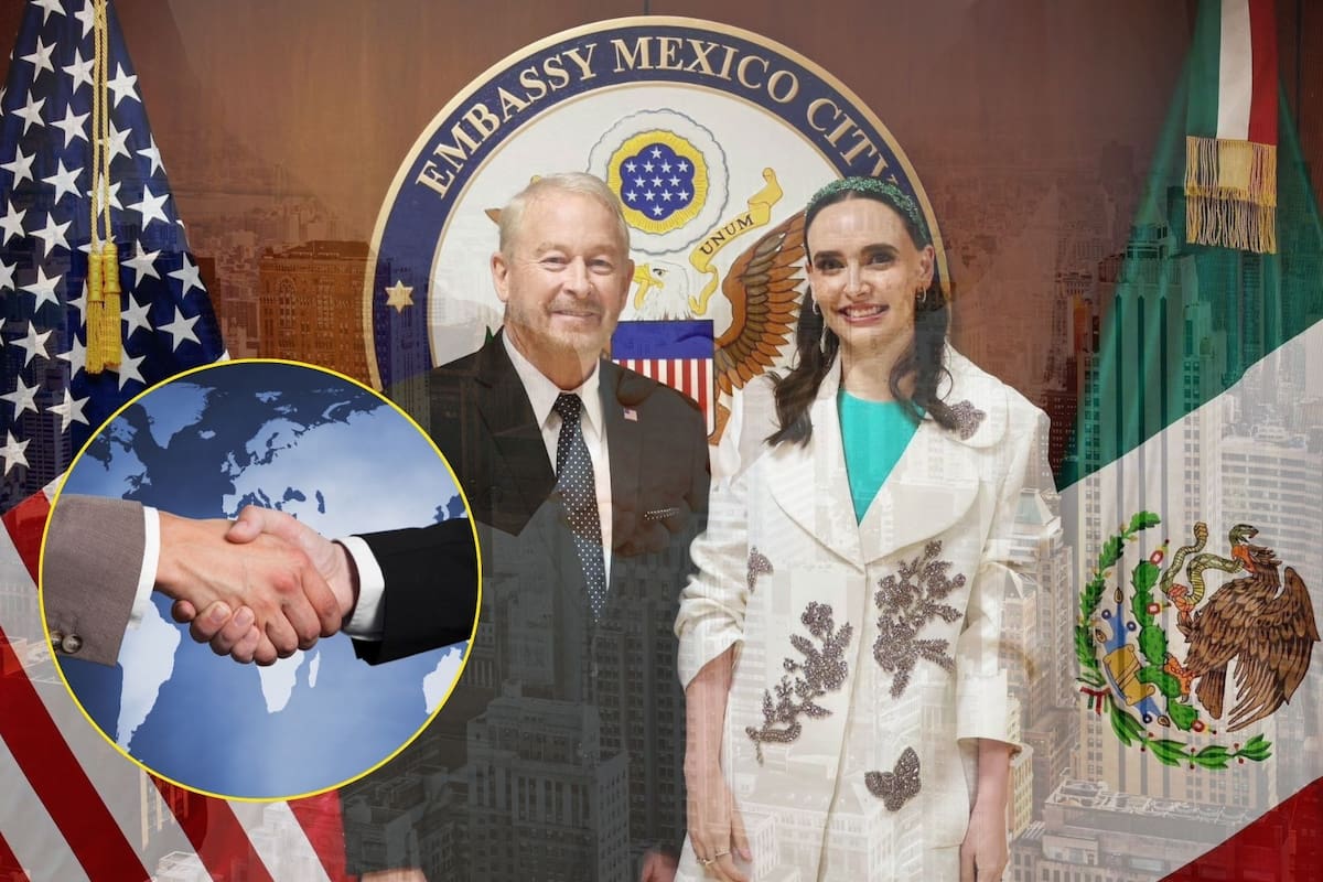Altagracia Gómez se reúne con el embajador de Estados Unidos en México: “El sector privado es el motor”, asegura Ronald Johnson