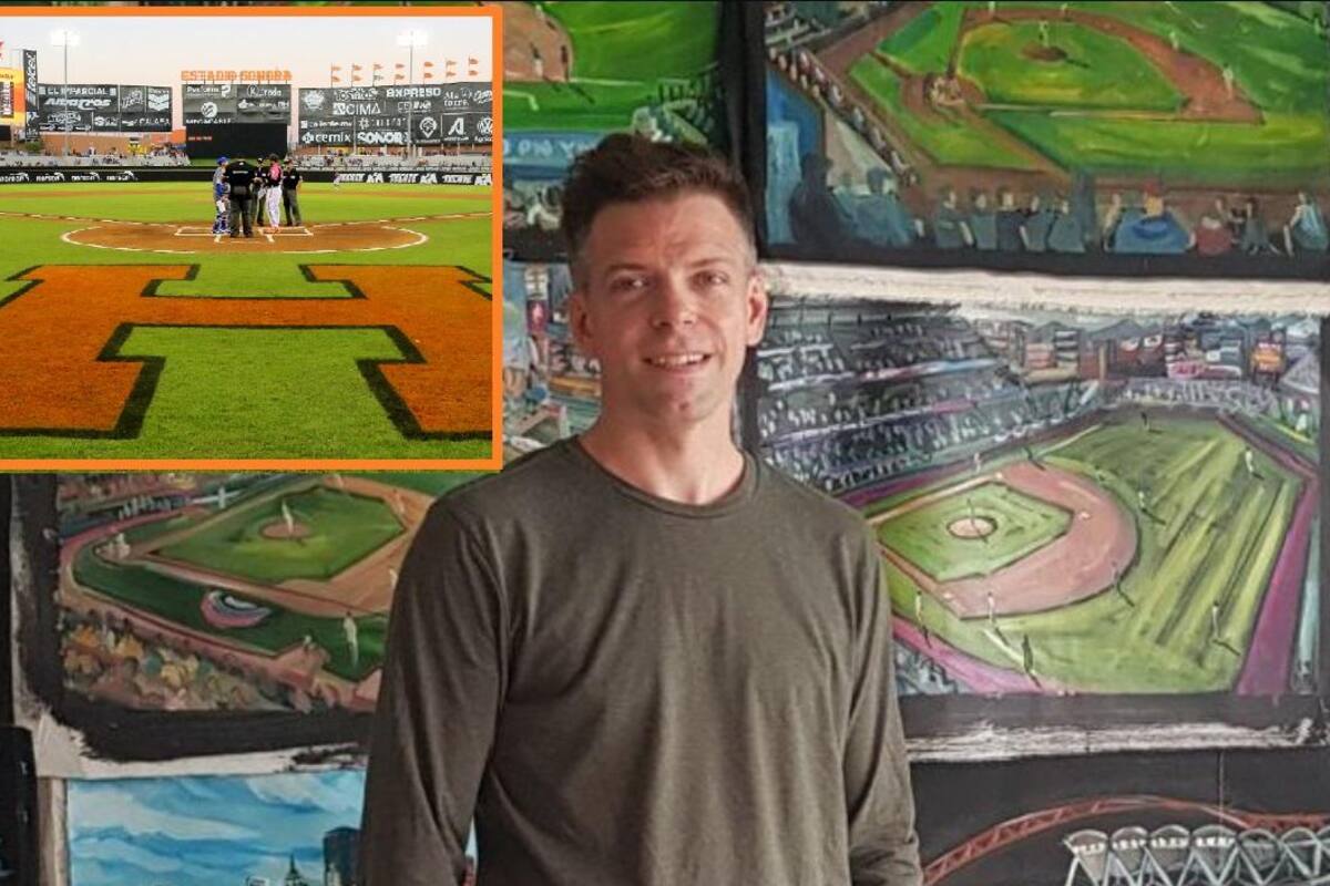 Reciben Naranjeros a pintor internacional este fin de semana