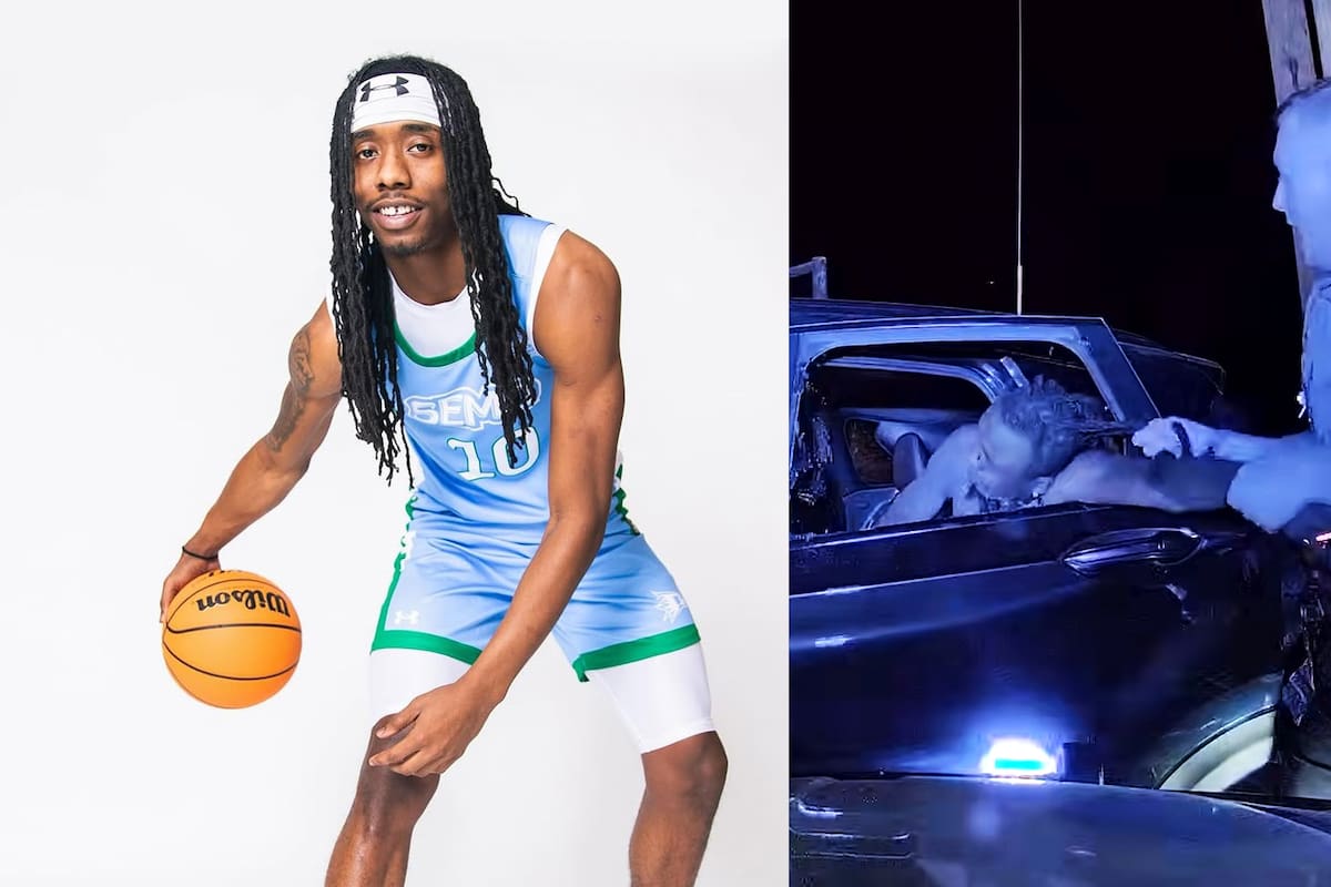 VIDEO: Policía rompió la ventana del auto, jaló del cabello al basquetbolista Tedrick Washington y lo golpeó en el rostro tras una persecución a más de 200 km/h