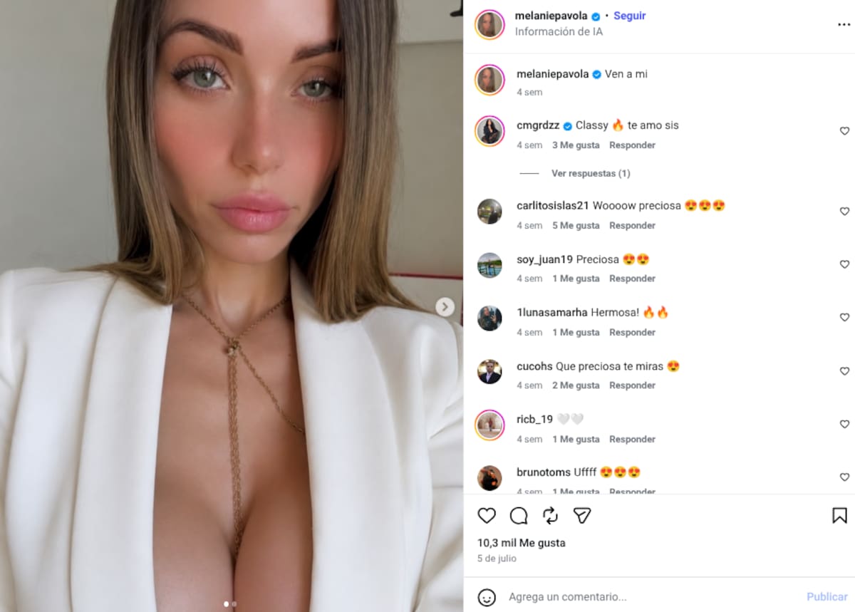 J Balvin en polémica: ¿quién es Melanie Pavola? | IG: @melaniepavola