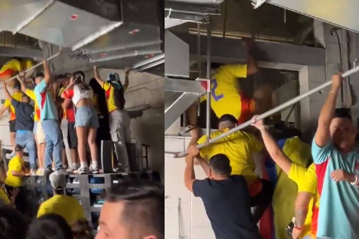 Colombianos trataron de colarse a la Final de Copa América por los ductos de ventilación