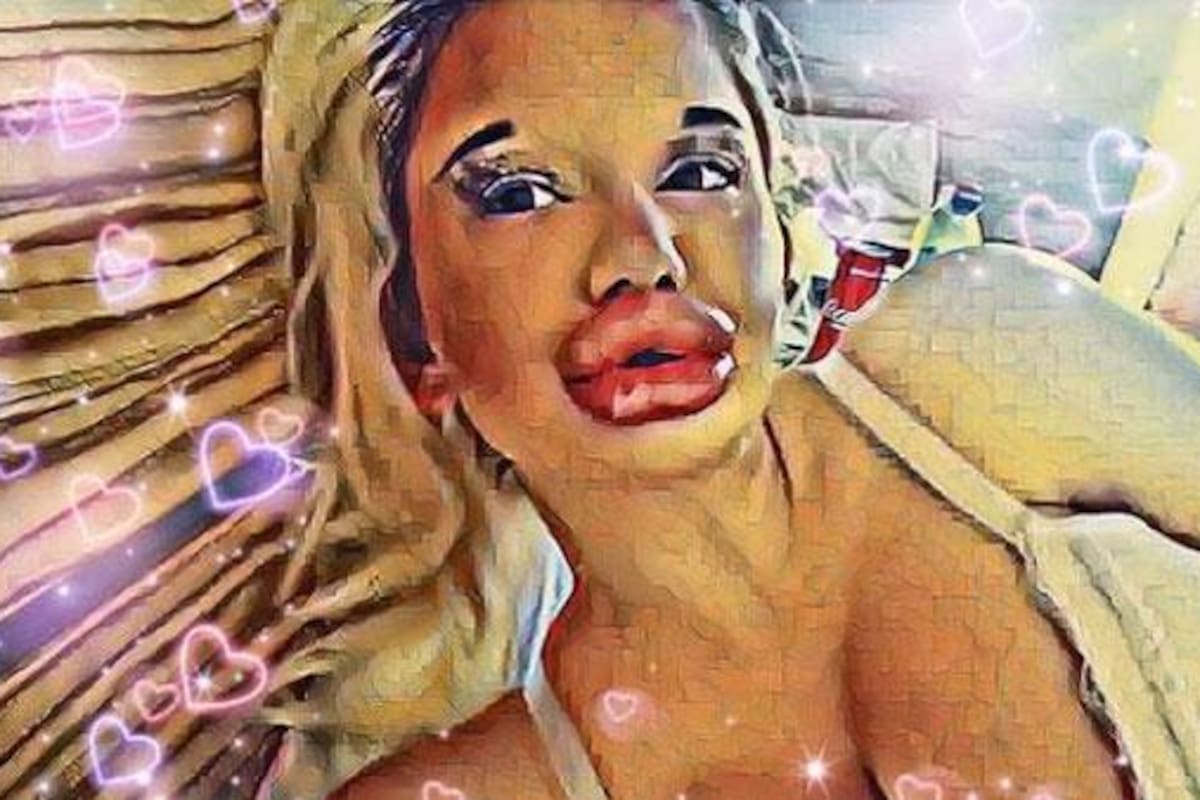 Ella es la influencer con los labios más gruesos del mundo