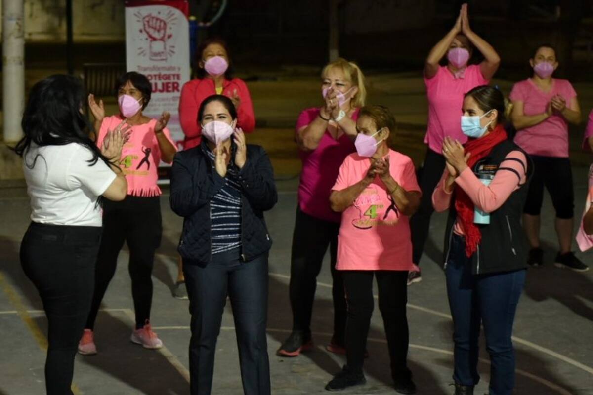 Lleva Célida López alumbrado público al Parque Copacabana de la colonia Olivares