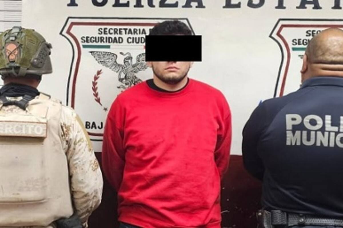 Detienen a presunto distribuidor de drogas tras persecución en el valle de Mexicali
