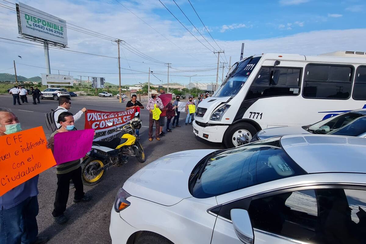 "No es que no queramos pagar, es que no podemos": Manifestante de la Unión de Usuarios