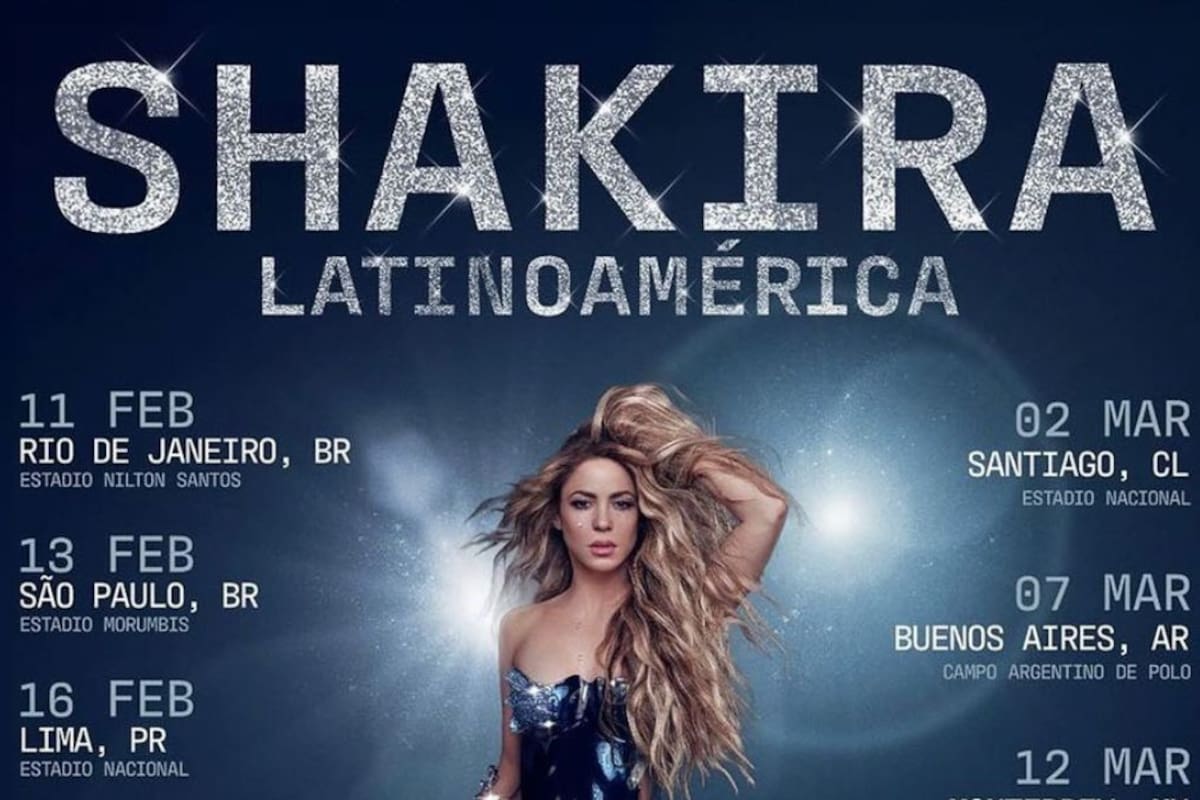 Shakira regresa a México con su gira ‘Las Mujeres Ya No Lloran’ en 2025