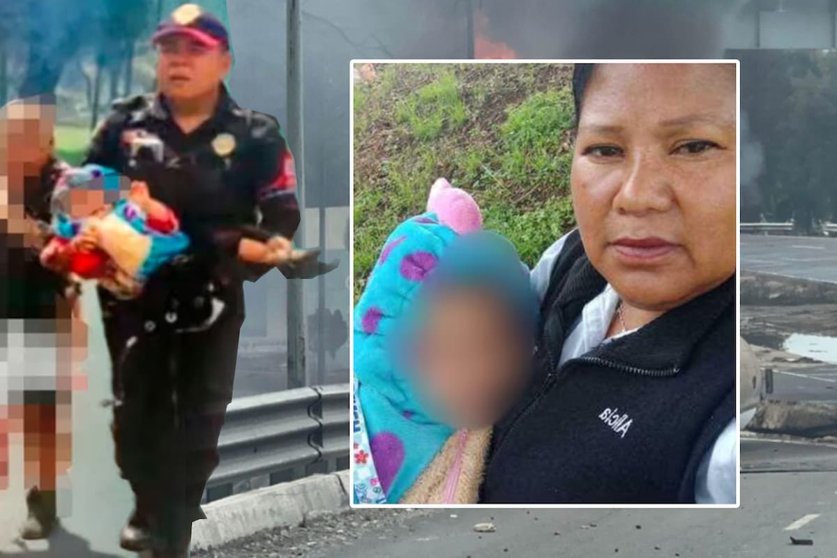 Así sigue Azuleth, bebé que fue protegida durante explosión en brazos de su abuela Alicia; evalúan llevarla a Texas para darle tratamiento
