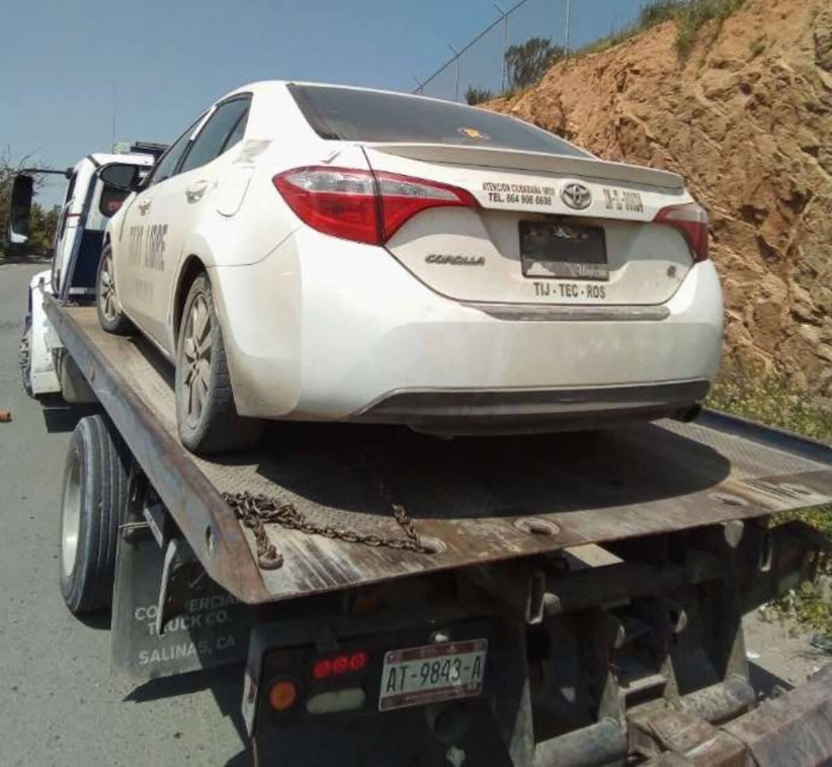 Fueron infraccionados y/o remolcados siete taxis libres esta semana en Tijuana.