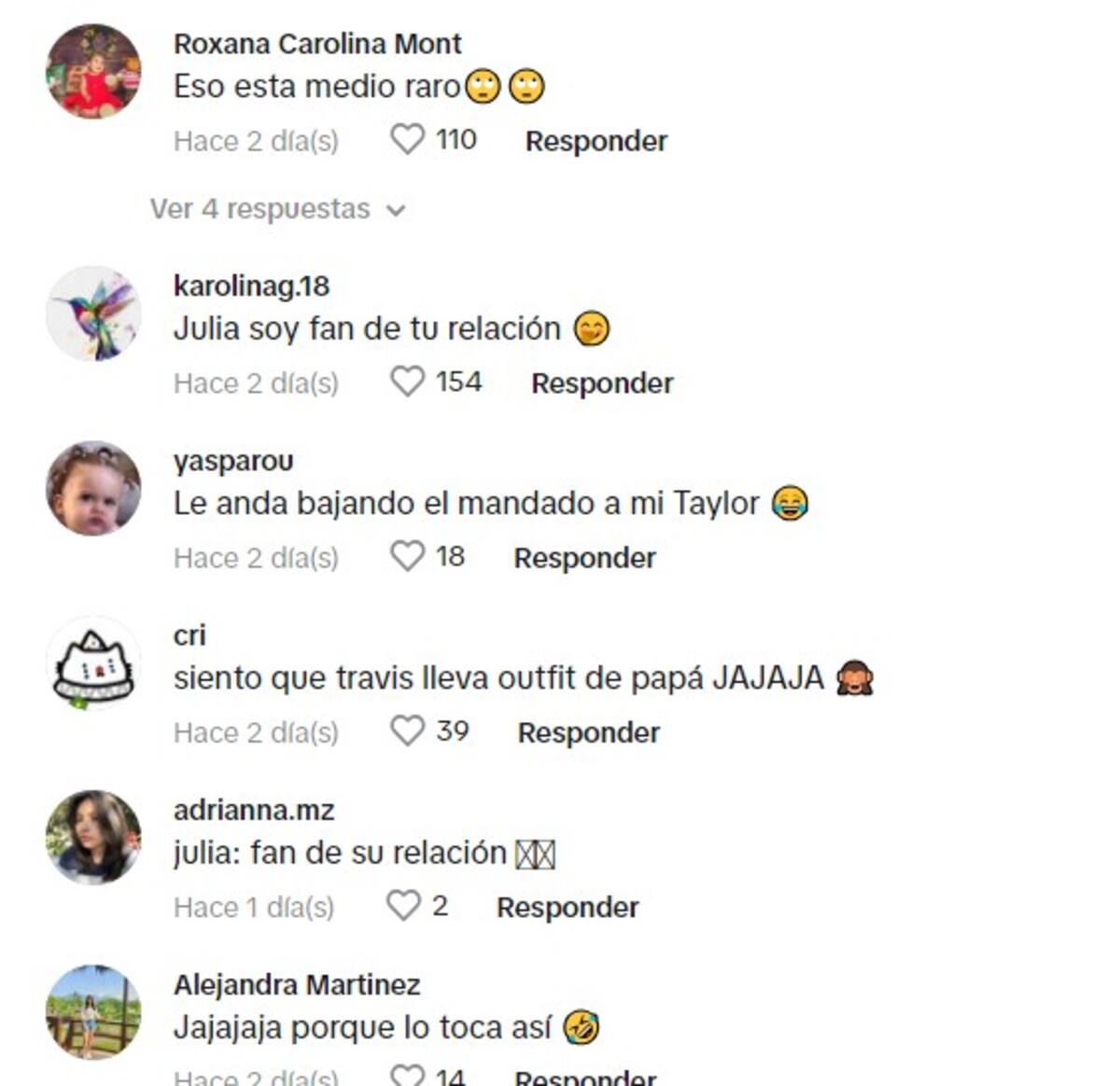 Swifties critican a Julia Roberts / Cuenta de TikTok: @Kelleyfarrelly