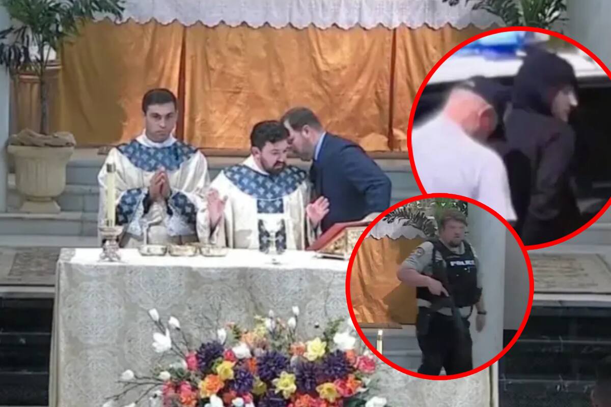 VIDEO: Adolescente armado irrumpe en ceremonia relgiosa en EU