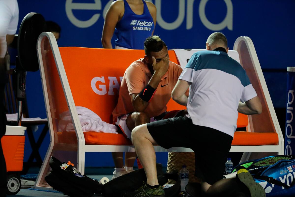 Nick Kyrgios dice adiós al Abierto Mexicano de Tenis