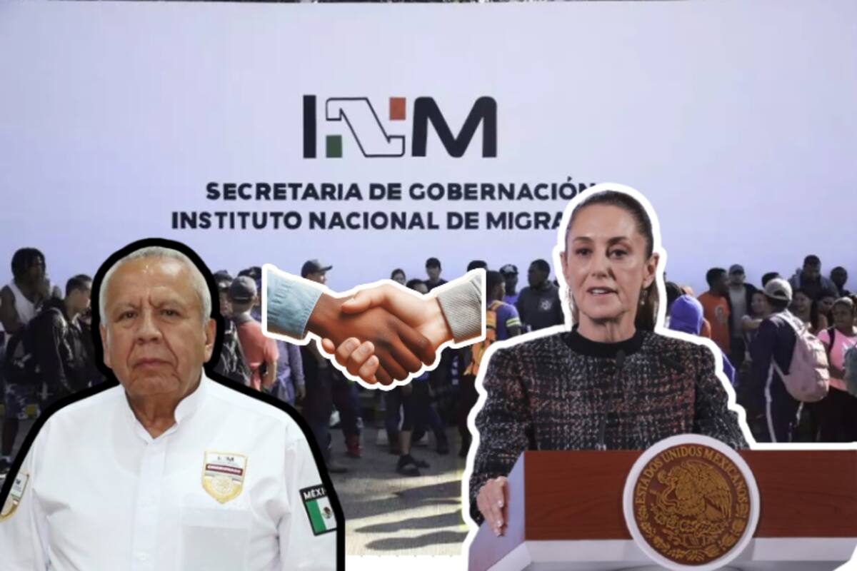 Garduño reaparece en medio de la polémica migratoria, respaldado por Sheinbaum