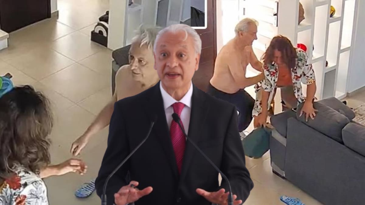 Detienen a Víctor Rodríguez Padilla, exdirector de Pemex, tras denuncia de su esposa; registro no precisa el delito. | Captura de video