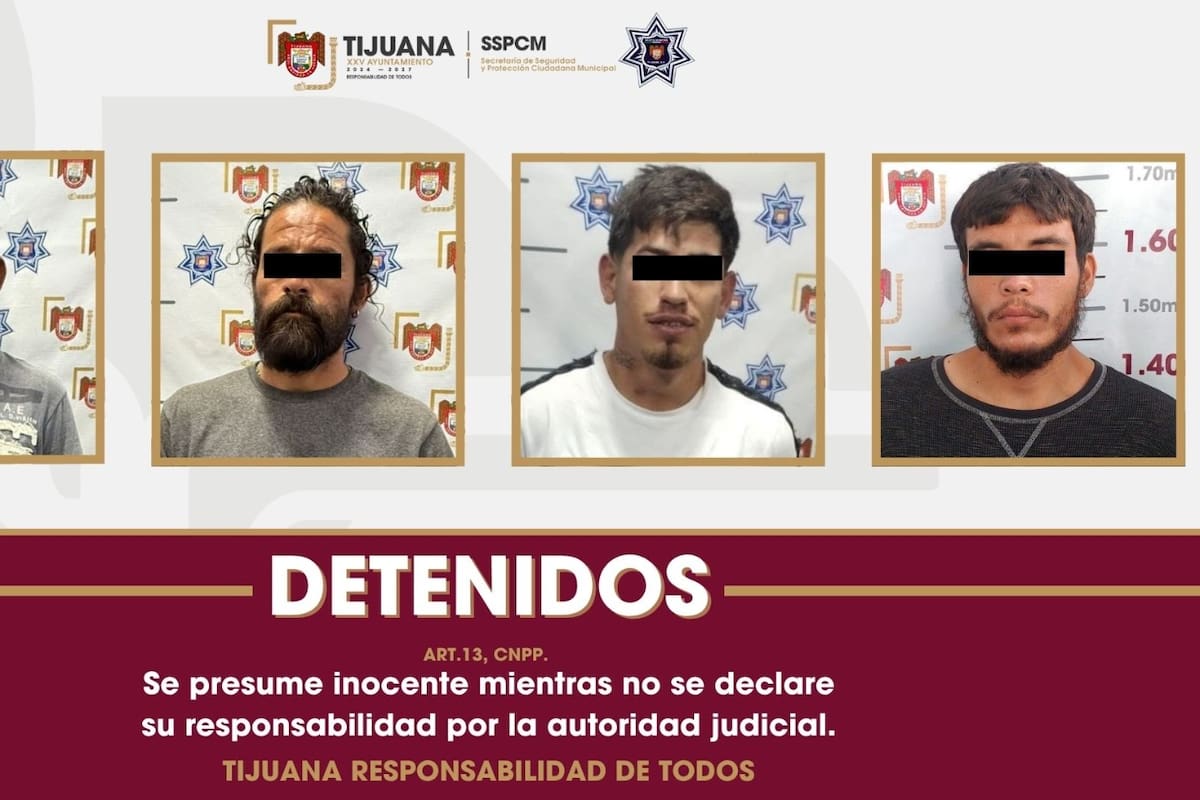 Recuperan tres vehículos con reporte de robo y detiene a cuatro personas