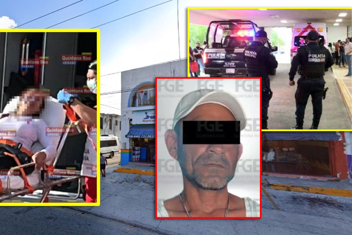 La siguió camino al trabajo, la insultó y le lanzó ácido en la cara: Hombre es arrestado en el centro de Cancún por tentativa de homicidio