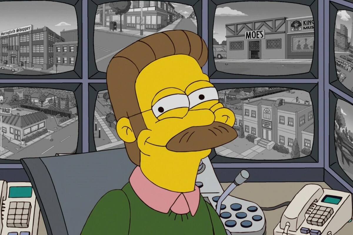 Inteligencia artificial: Flanders sería guapísimo en la vida real