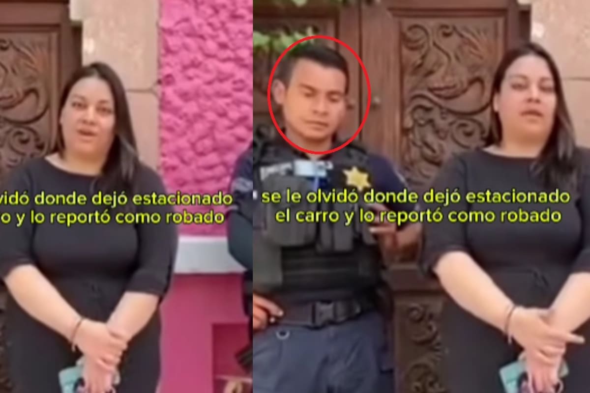 “La obligaron a hacer este video como castigo”: Olvida dónde estacionó su auto, lo reporta como robado y termina pidiendo disculpas