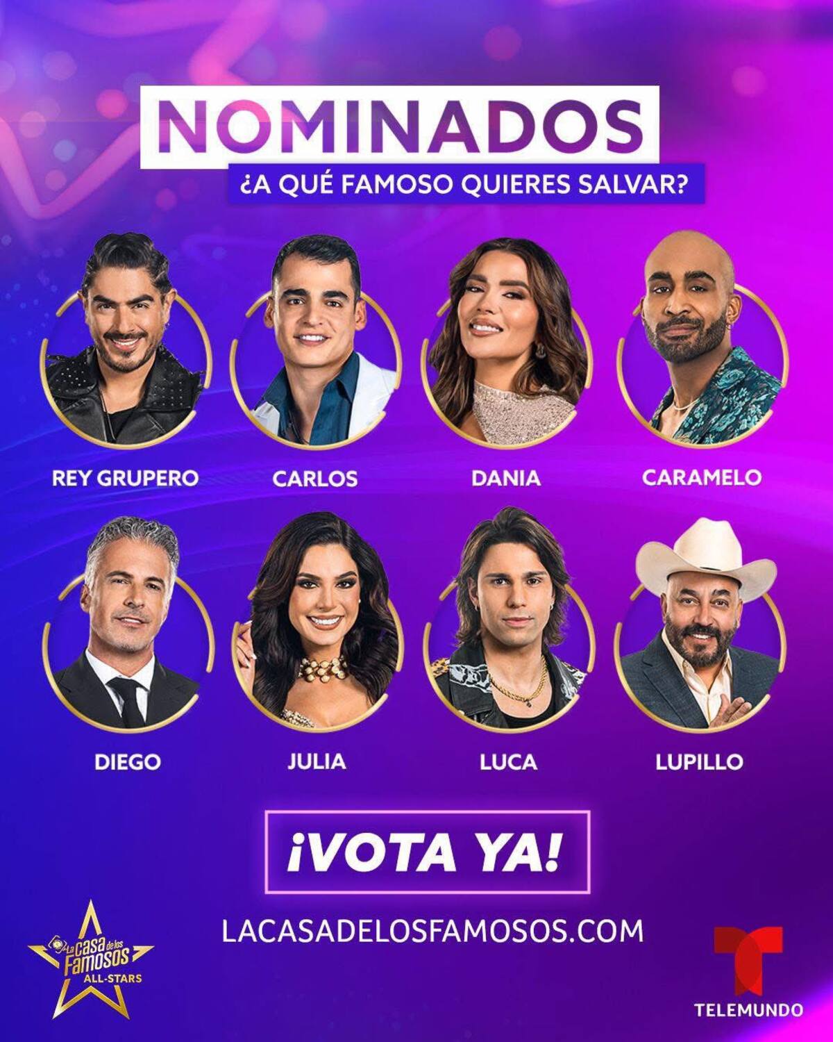 Nominados de la séptima semana / Cuenta de X: @LCDLFTLMD