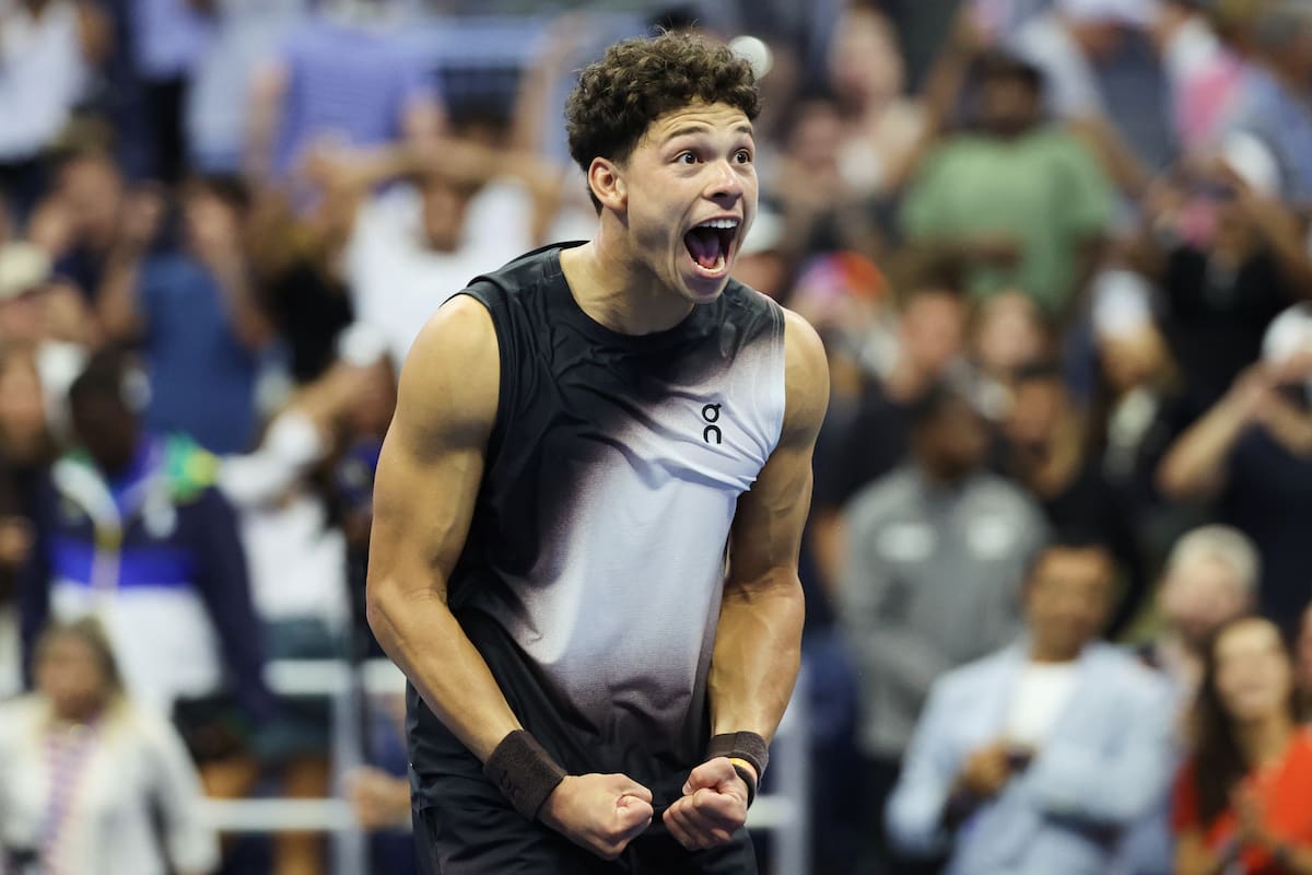 ¿Quién es Ben Shelton? El exquarterback y novio de Trinity Rodman que destronó a Carlos Alcaraz en el US Open