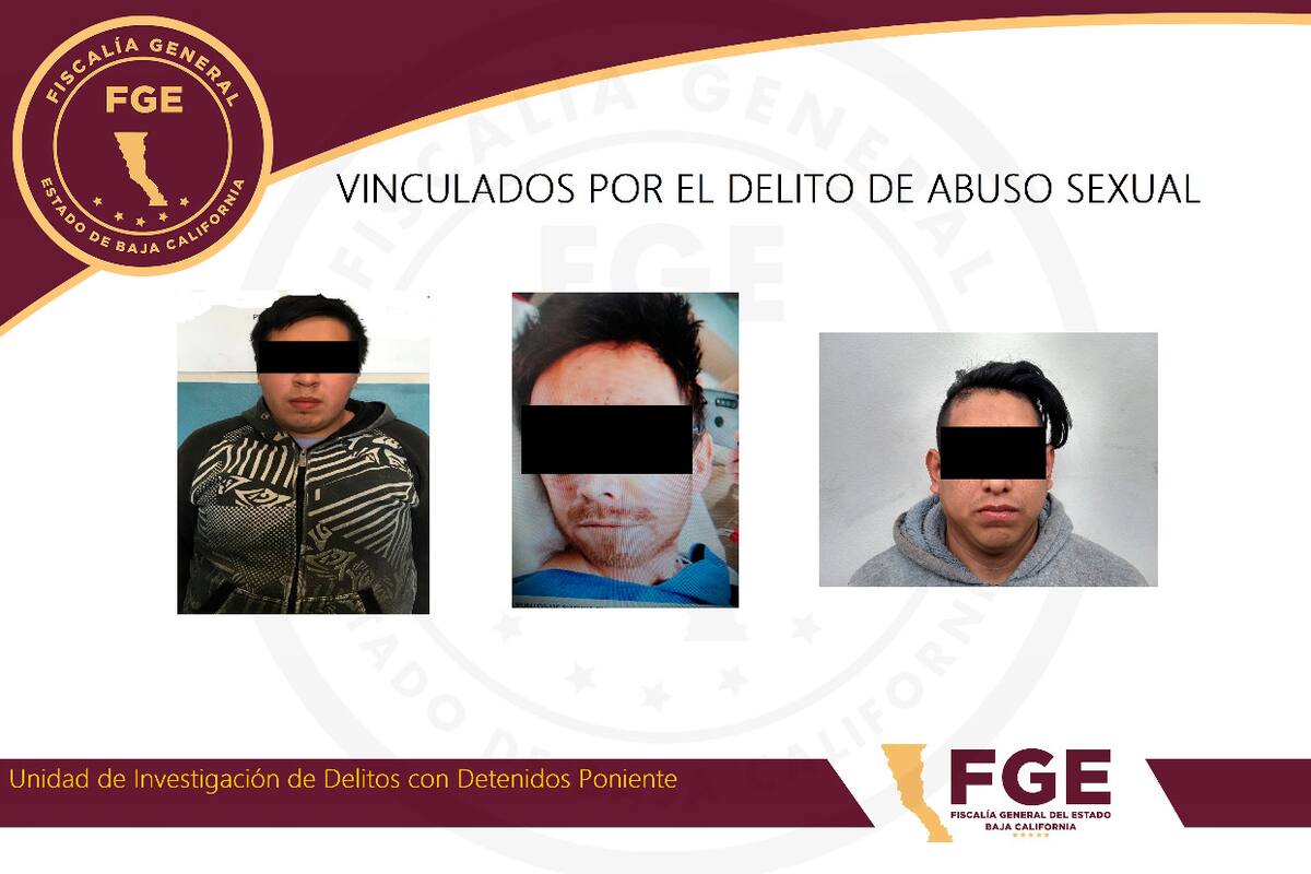 Vinculan a proceso a tres hombres por abuso sexual