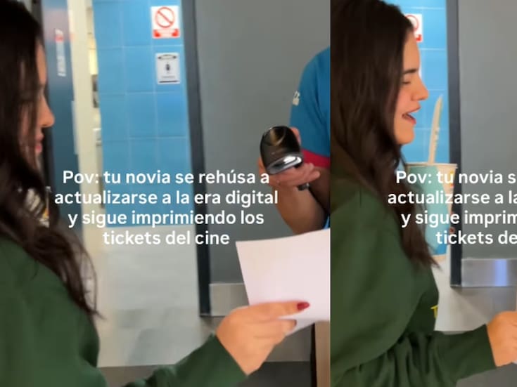 Joven expone que su novia imprime sus boletos digitales de cine por desconfianza en la tecnología y usuarios le dan una solución