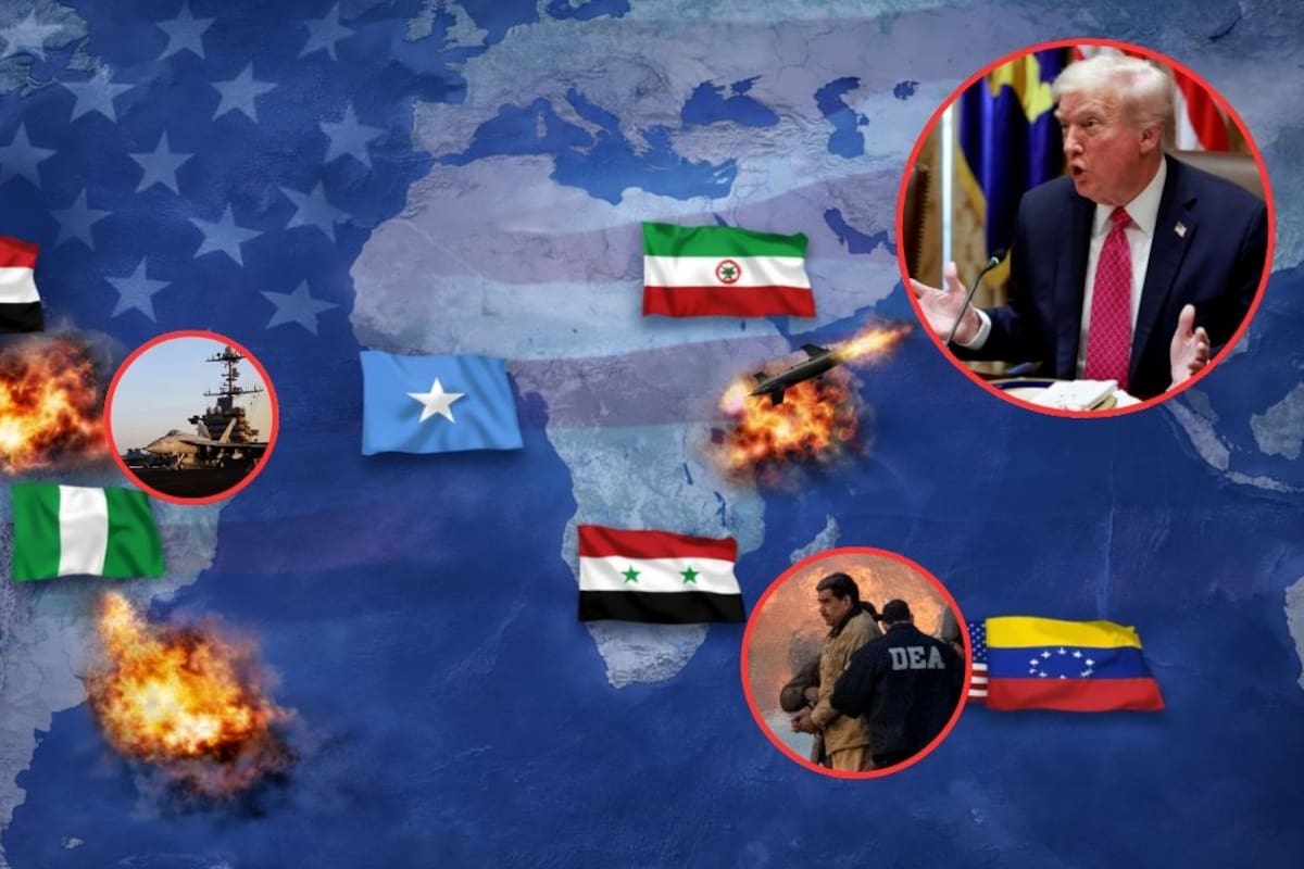 De Yemen a Venezuela: así fueron los ataques y operaciones militares de Trump desde que volvió a la Casa Blanca, con seis países en la lista y una escalada en el Caribe