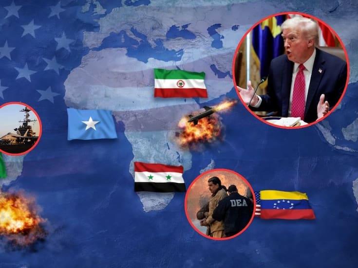 De Yemen a Venezuela: así fueron los ataques y operaciones militares de Trump desde que volvió a la Casa Blanca, con seis países en la lista y una escalada en el Caribe