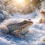 ¿Sabías que las ranas pueden congelarse completamente y luego volver a la vida?