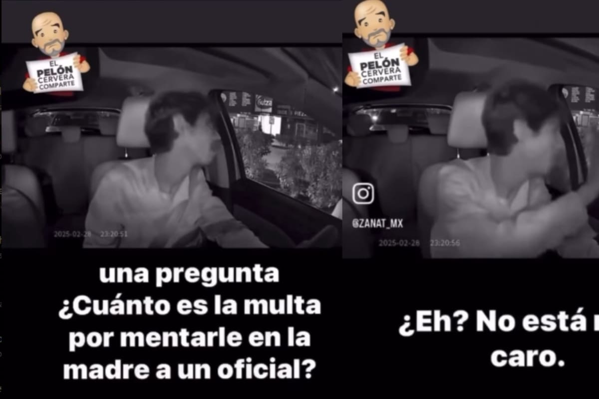 “¿Cuánto es la multa por mentarle en la madre a un oficial?”: Hombre que es detenido por agentes policíacos les hace hilarante pregunta