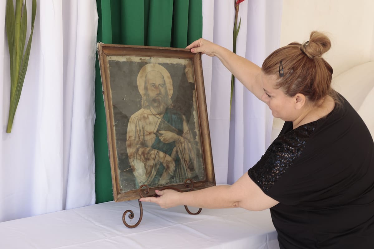 Familia del Palo Verde  vela a San Judas Tadeo  desde hace 45 años