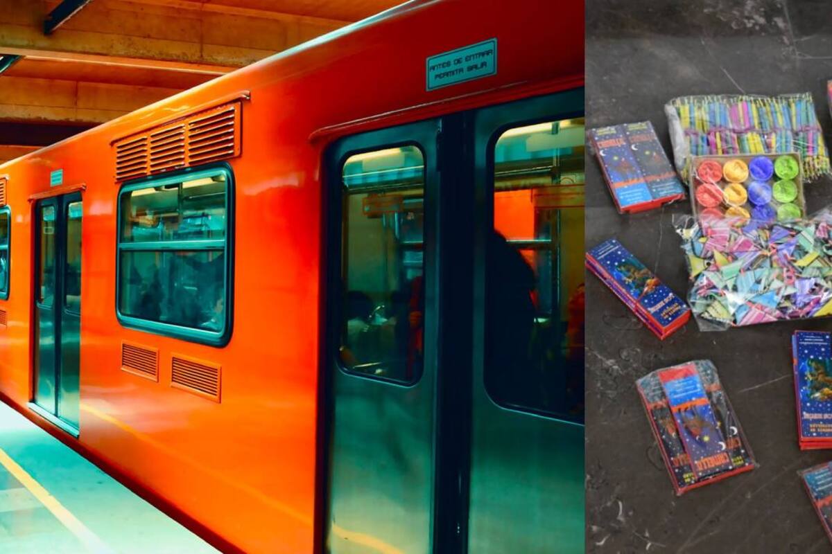 Fiestas Patrias: Metro de CDMX pide a usuarios no viajar con pirotecnia