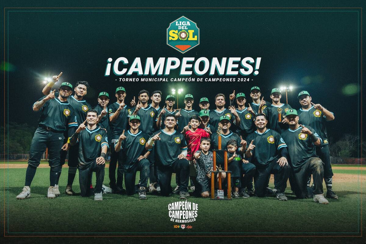 Liga del Sol se corona en torneo Campeón de Campeones de Hermosillo